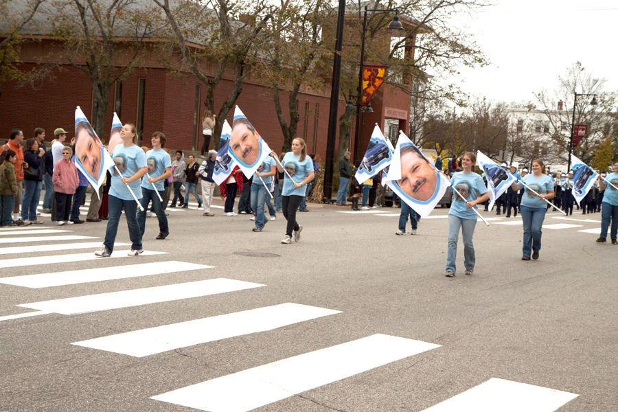 Million Mile Joe parade flags