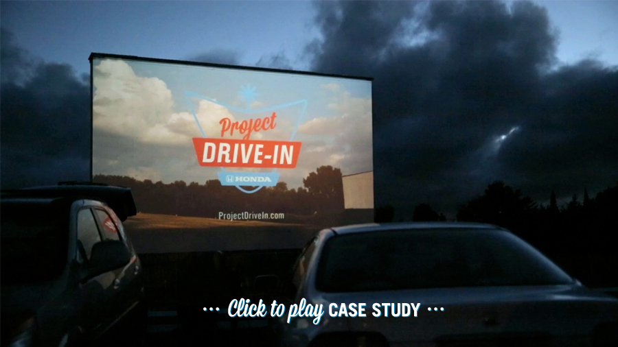 Project Drive-In campaign